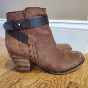 Franco Sarto leather half boots